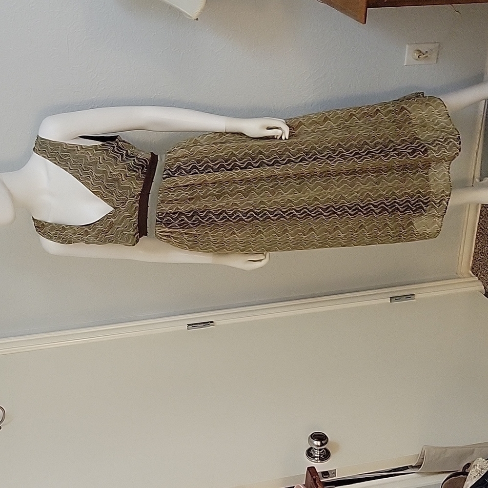 Jonathan Martin Snakeskin Python Chiffon Tie Back… - image 3